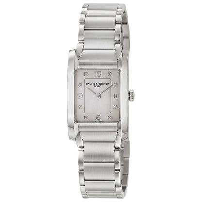 Front view of Baume and Mercier Hampton Women's Quartz Watch MOA10050