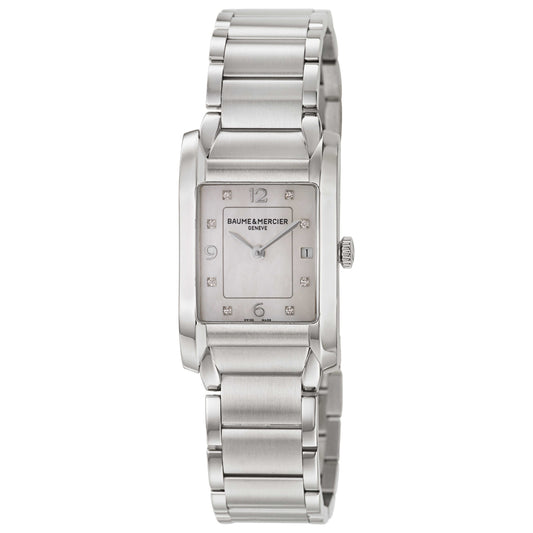 Front view of Baume and Mercier Hampton Women's Quartz Watch MOA10050