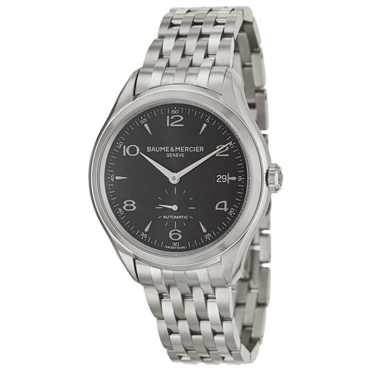 Front view of Baume and Mercier Clifton Men's Automatic Watch MOA10100