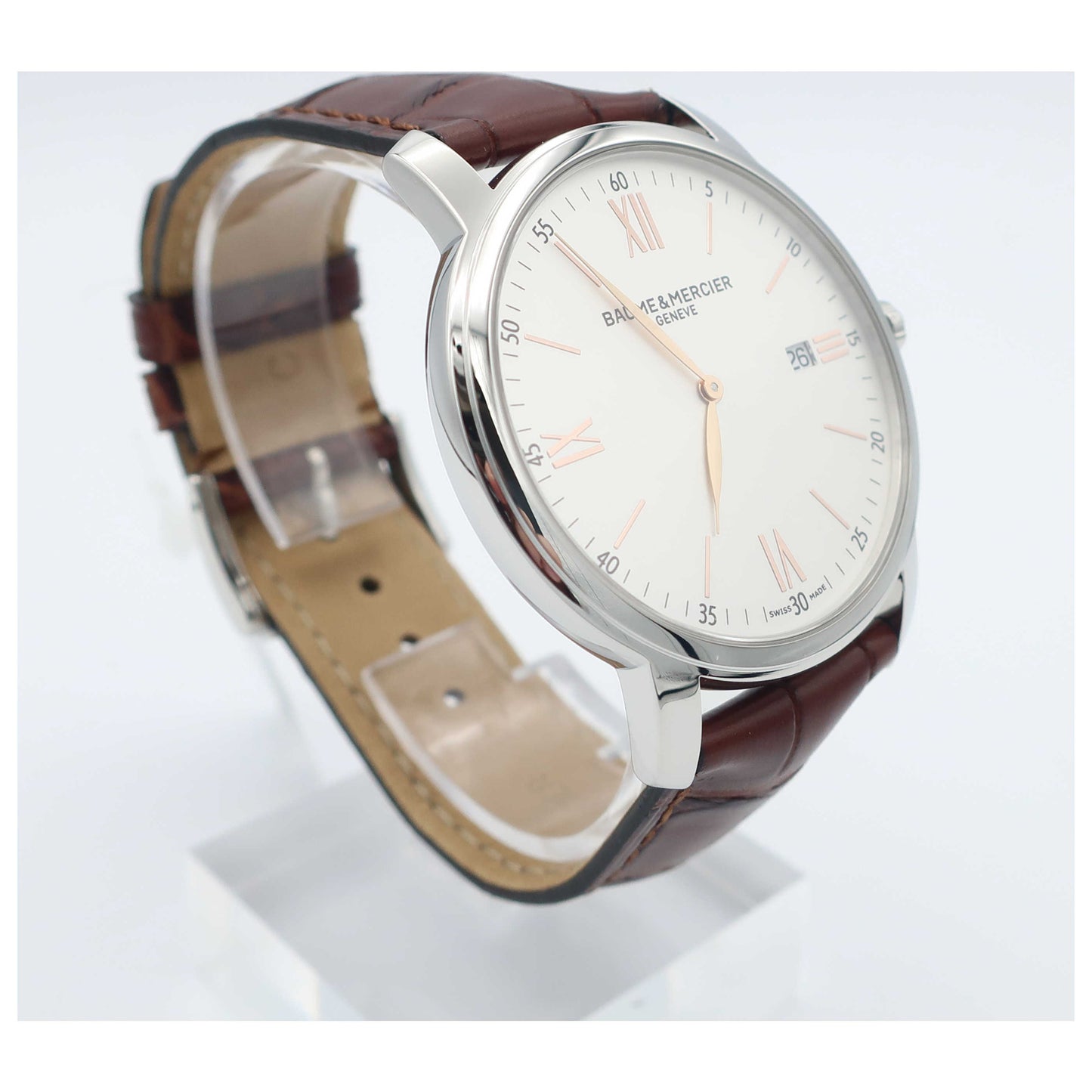 Baume and Mercier Classima Executives Men's Swiss Quartz (Battery-Powered) Watch MOA10144-SD - Image #3
