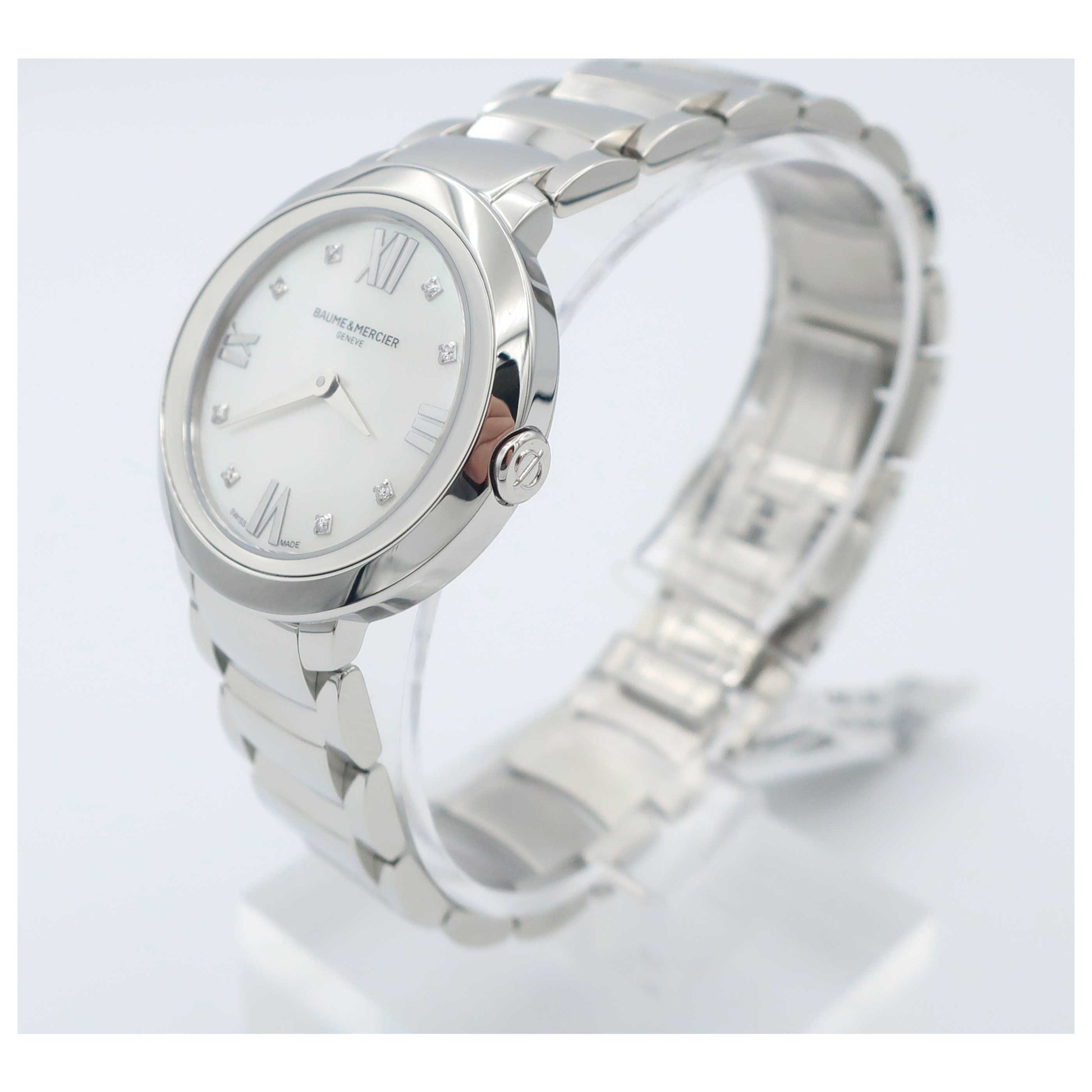 Baume and Mercier Promesse Women's Swiss Quartz (Battery-Powered) Watch MOA10158-SD - Image #4