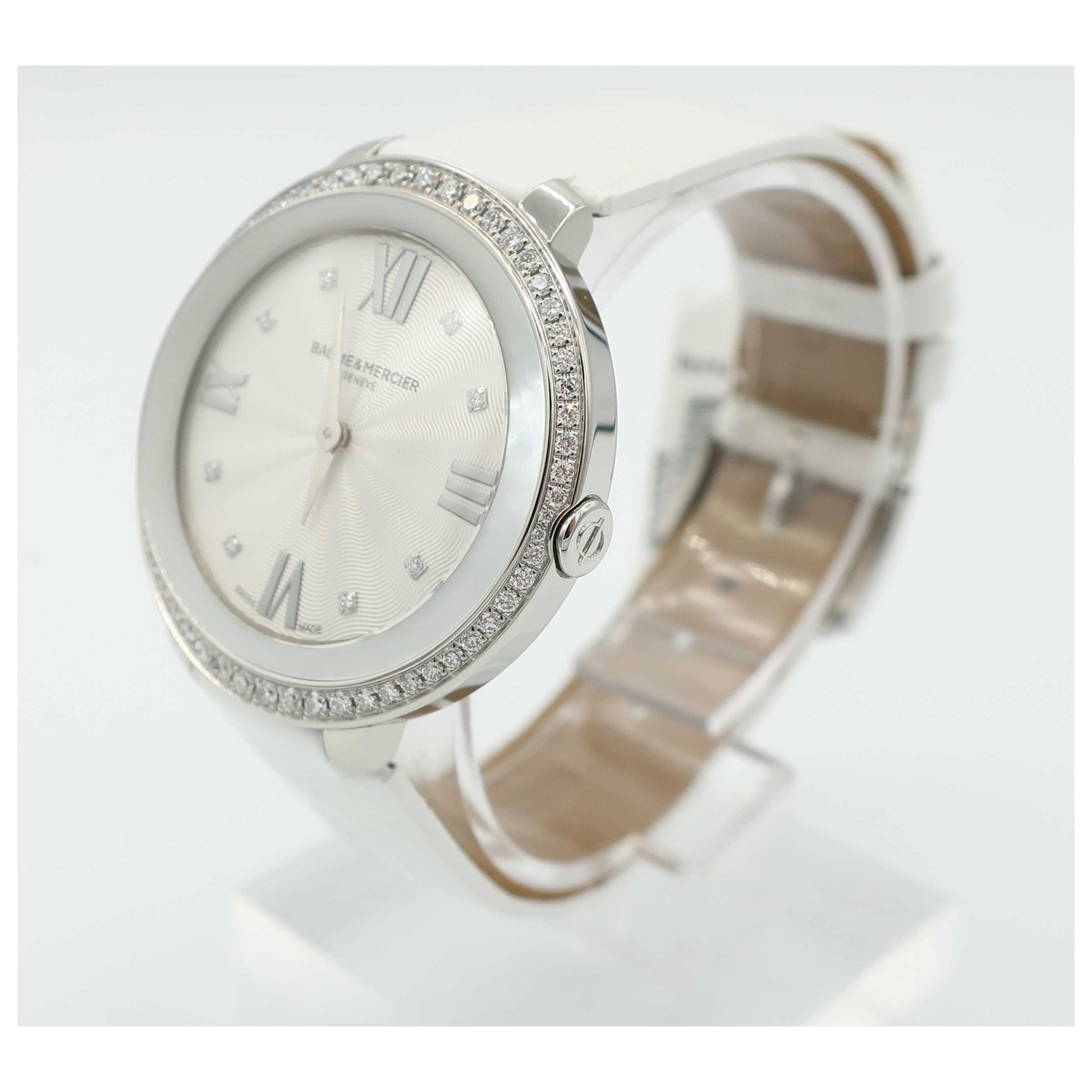 Baume and Mercier Promesse Women's Swiss Quartz (Battery-Powered) Watch MOA10165-SD - Image #4