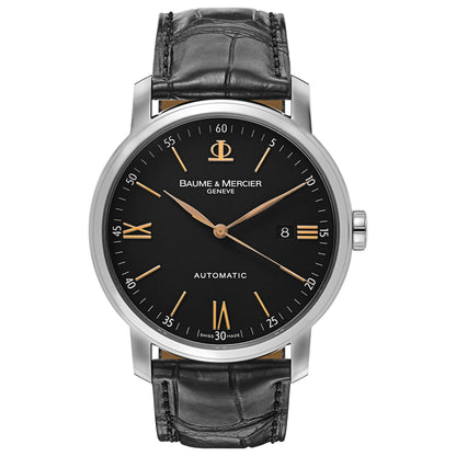 Front view of Baume and Mercier Classima Executives Men's Automatic Watch MOA10192