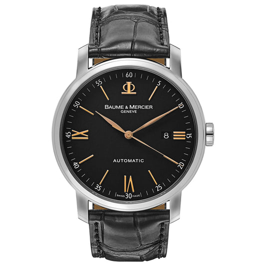 Front view of Baume and Mercier Classima Executives Men's Automatic Watch MOA10192