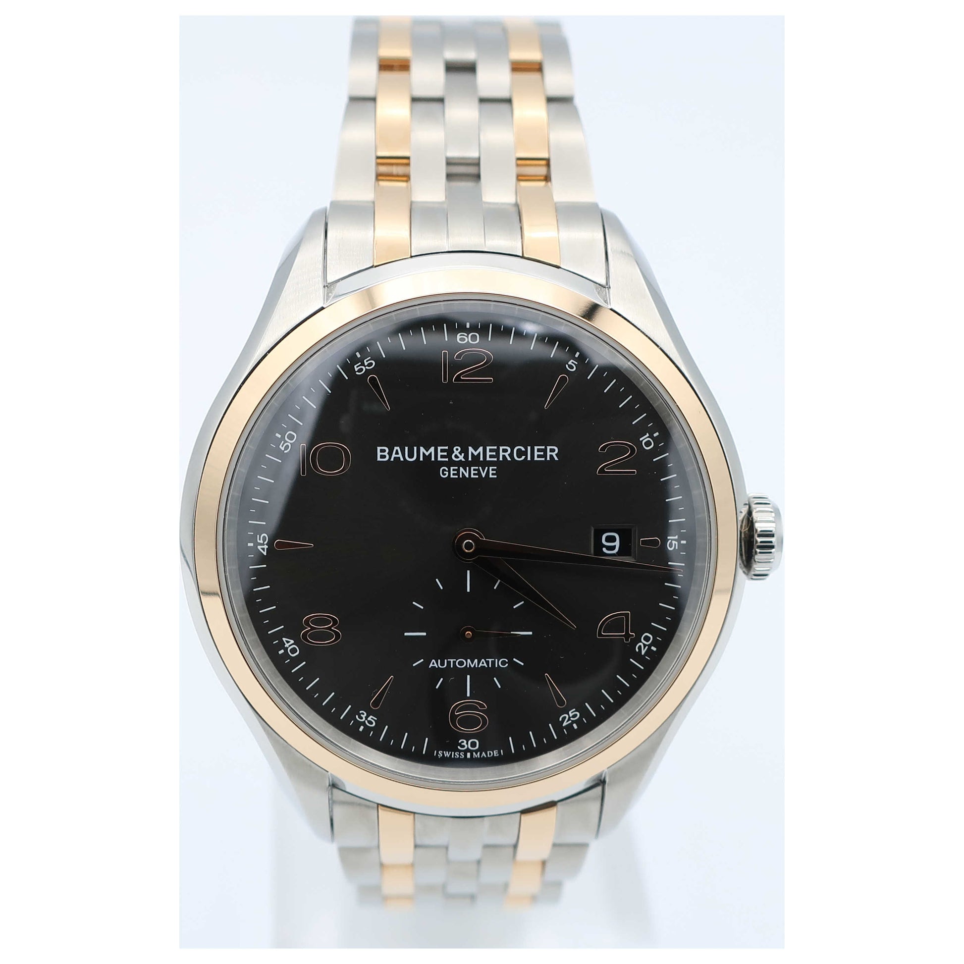Front view of Baume and Mercier Men's Automatic Watch MOA10210-SD
