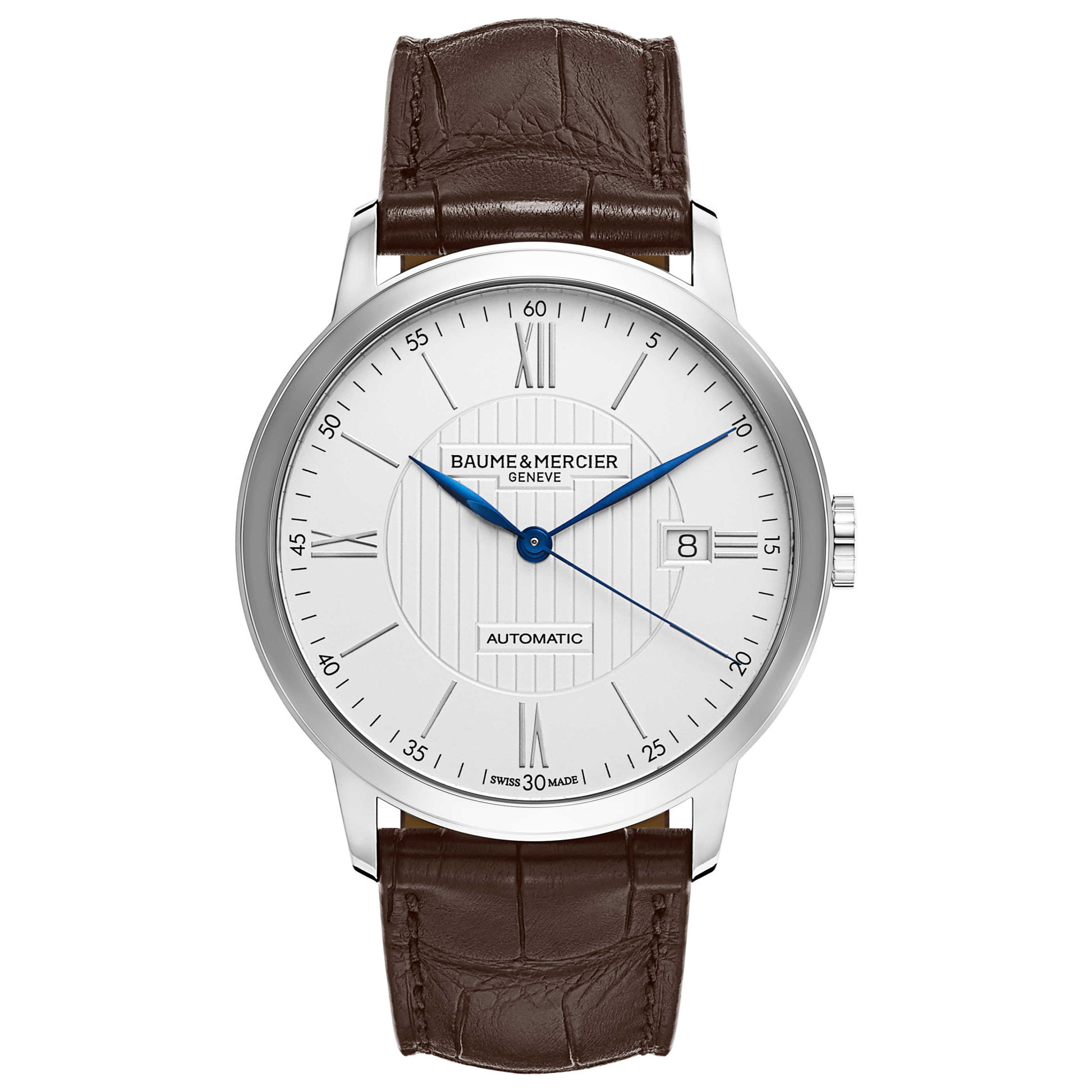 Front view of Baume and Mercier Classima Executives Men's Automatic Watch MOA10214