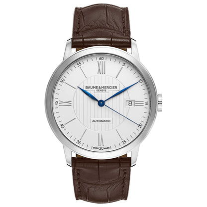 Front view of Baume and Mercier Classima Executives Men's Automatic Watch MOA10214