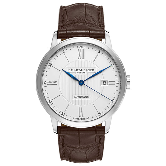 Front view of Baume and Mercier Classima Executives Men's Automatic Watch MOA10214