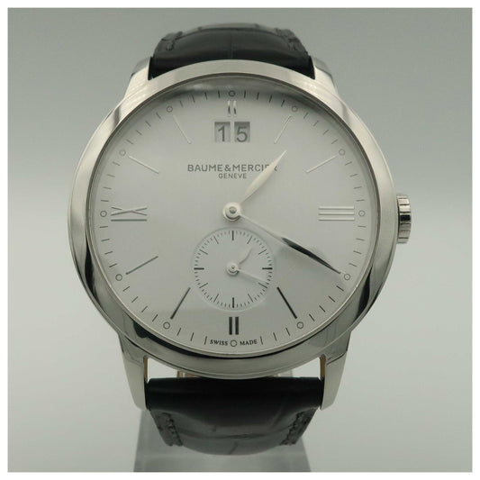 Front view of Baume and Mercier Classima Executives Men's Swiss Quartz (Battery-Powered) Watch MOA10218-SDV