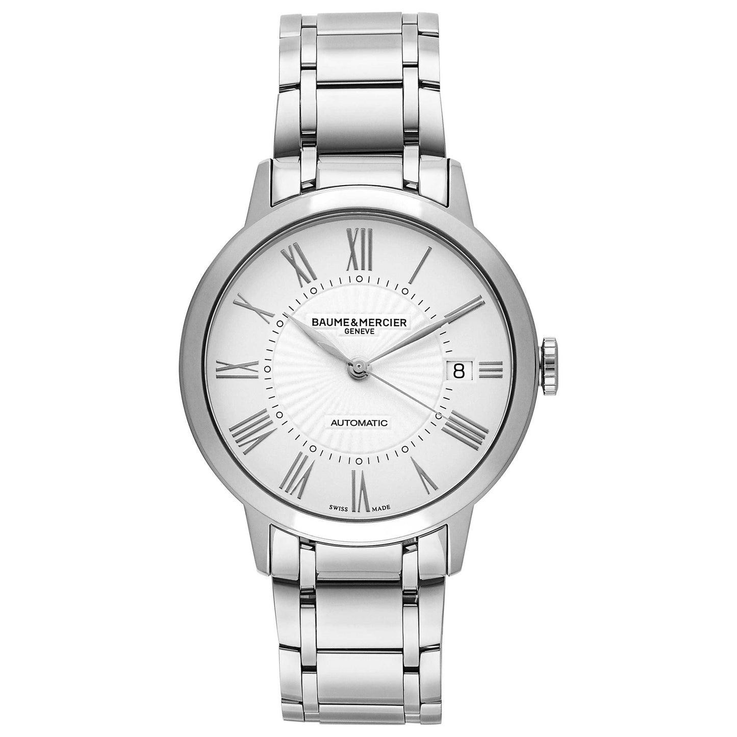 Front view of Baume and Mercier Classima Executives Women's Automatic Watch MOA10220