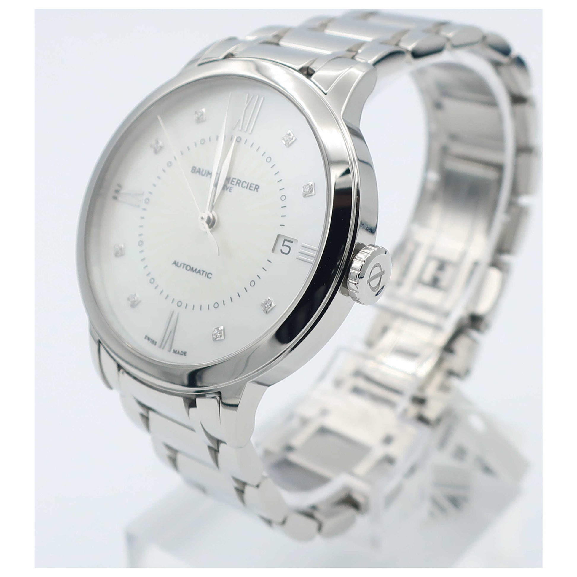 Baume and Mercier Classima Executives Women's Automatic Watch MOA10221-SD - Image #4