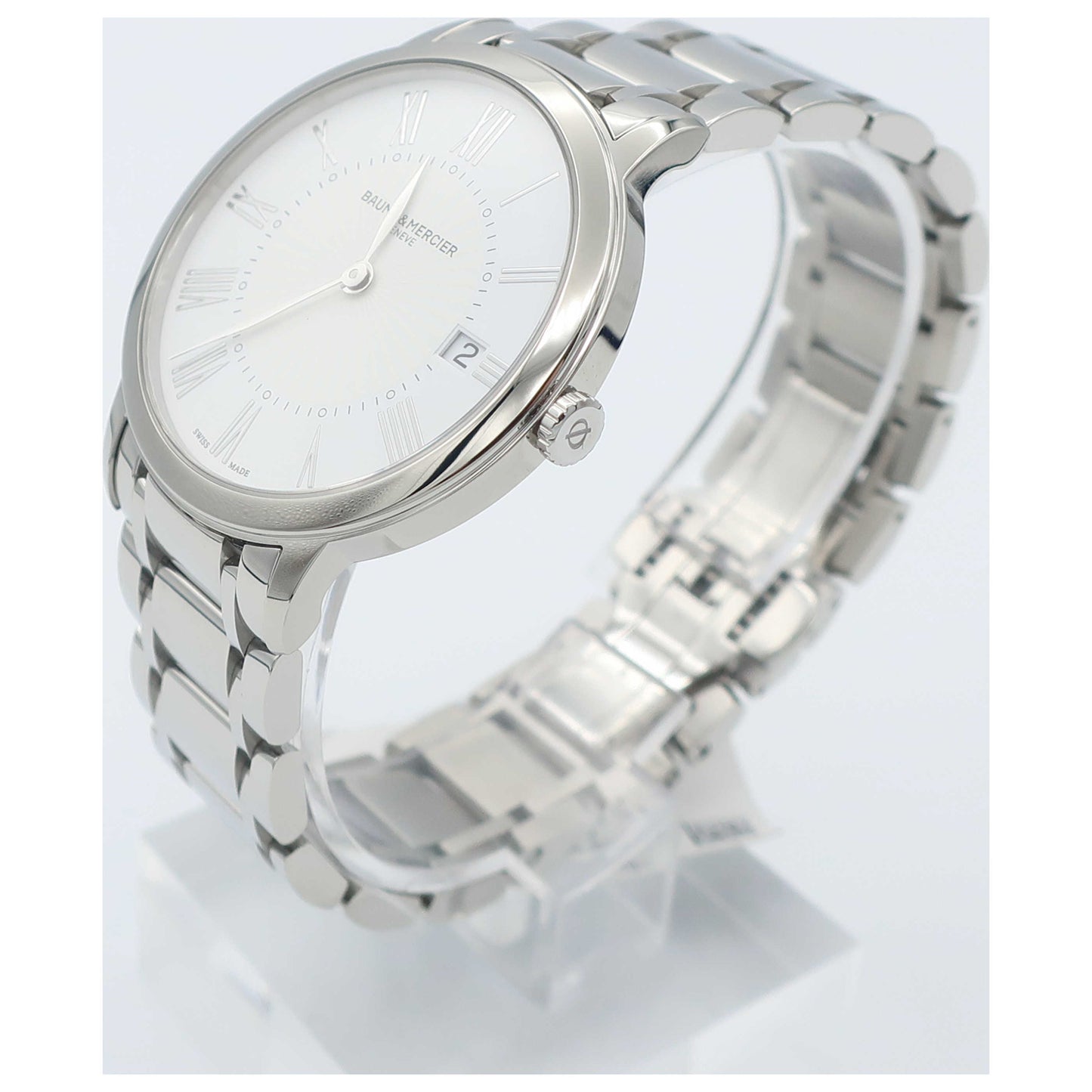 Baume and Mercier Classima Executives Women's Swiss Quartz (Battery-Powered) Watch MOA10261-SD - Image #4