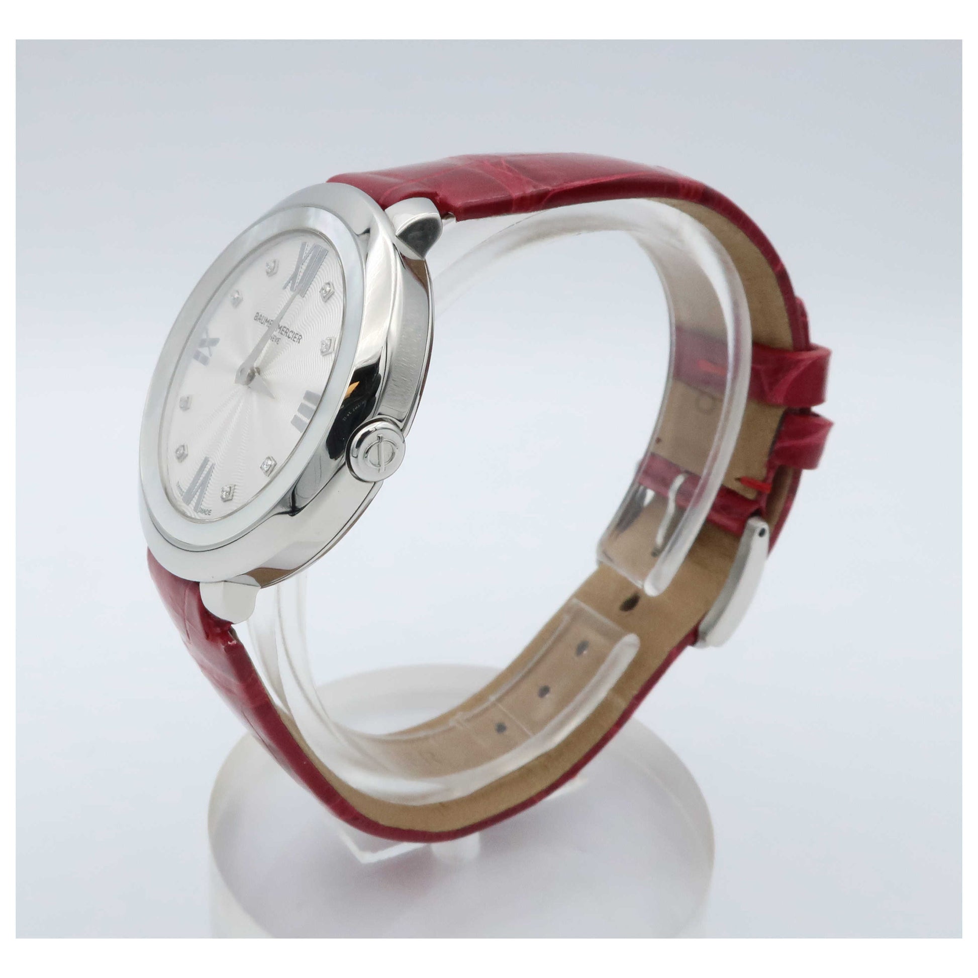 Baume and Mercier Promesse Women's Swiss Quartz (Battery-Powered) Watch MOA10262-PO - Image #4