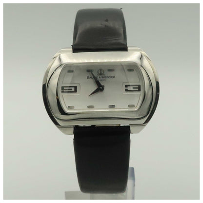 Front view of Baume and Mercier Hampton Women's Swiss Quartz (Battery-Powered) Watch MOAO8339-PO