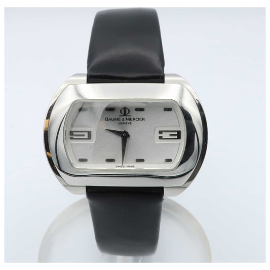 Front view of Baume and Mercier Hampton Women's Swiss Quartz (Battery-Powered) Watch MOAO8339-SDV