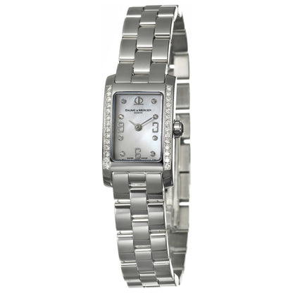 Front view of Baume and Mercier Hampton Women's Swiss Quartz (Battery-Powered) Watch MOAO8681