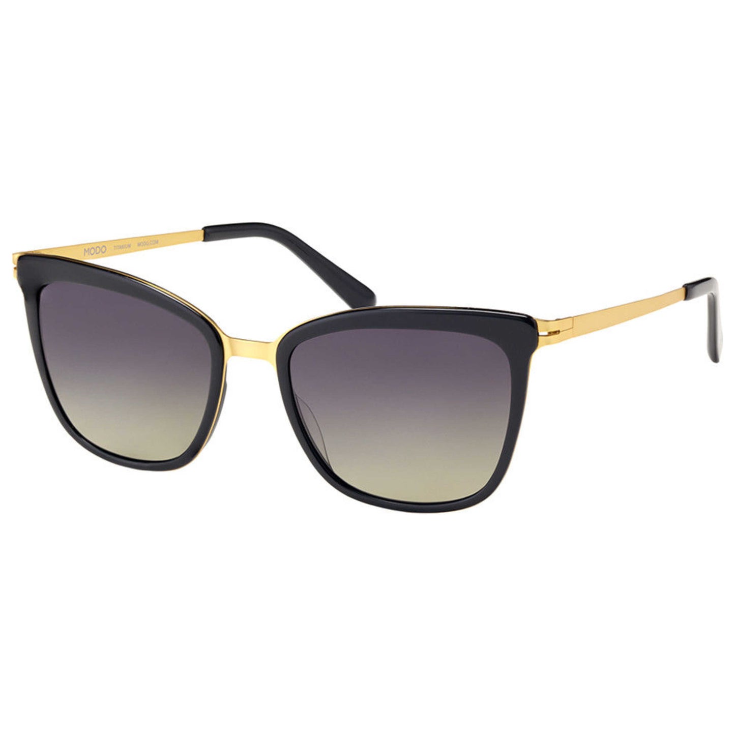 Front view of Modo Fashion Women's Sunglasses MODO-450-BLKGD-53
