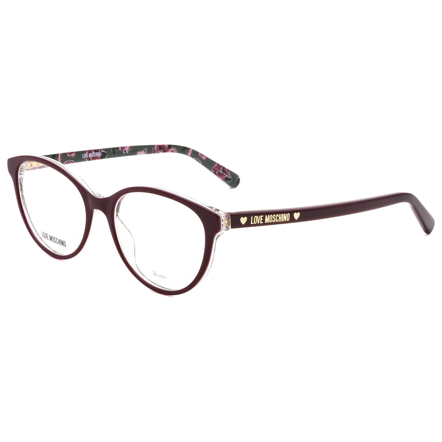 Front view of Moschino Women's Opticals MOL525-0T7-52