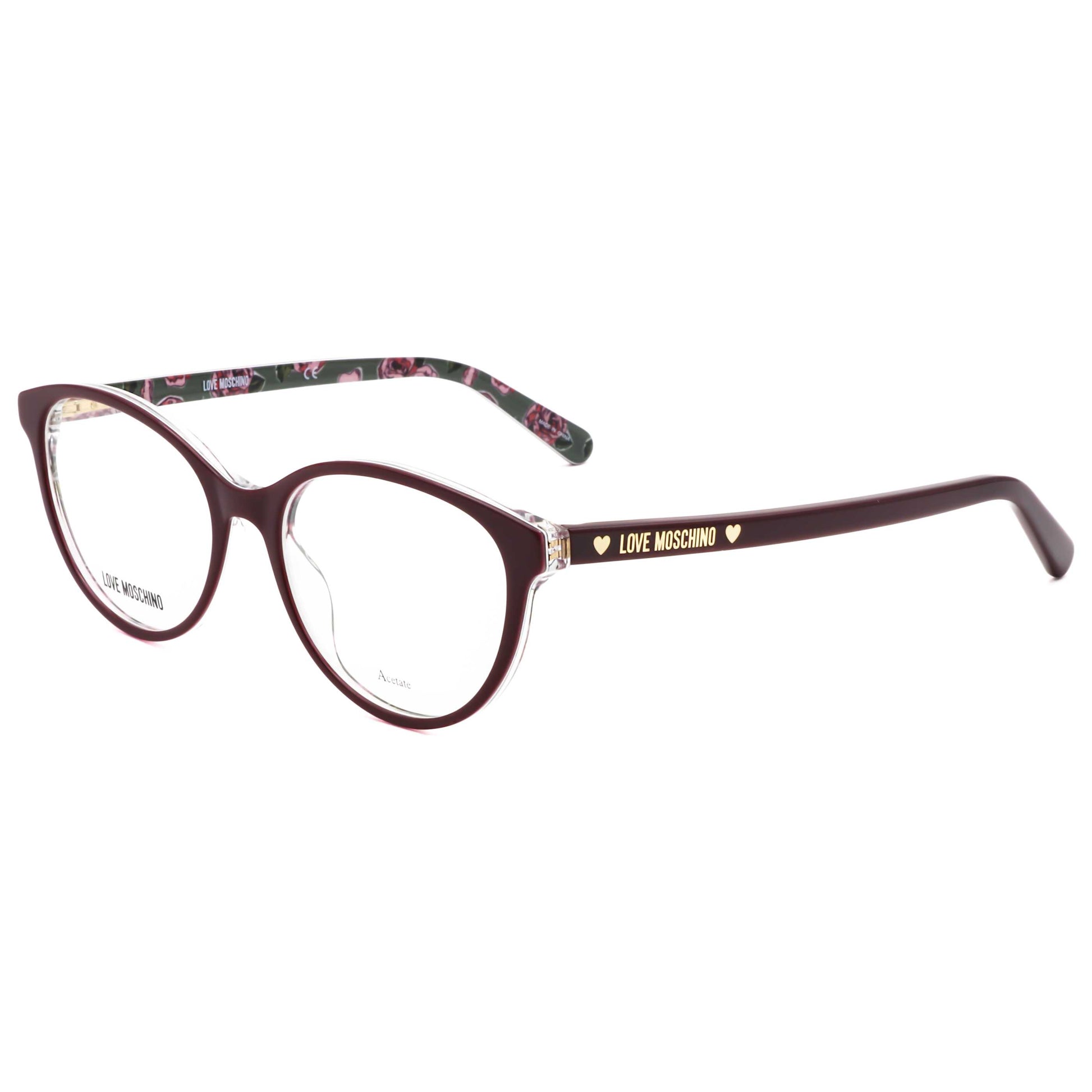 Front view of Moschino Women's Opticals MOL525-0T7-52
