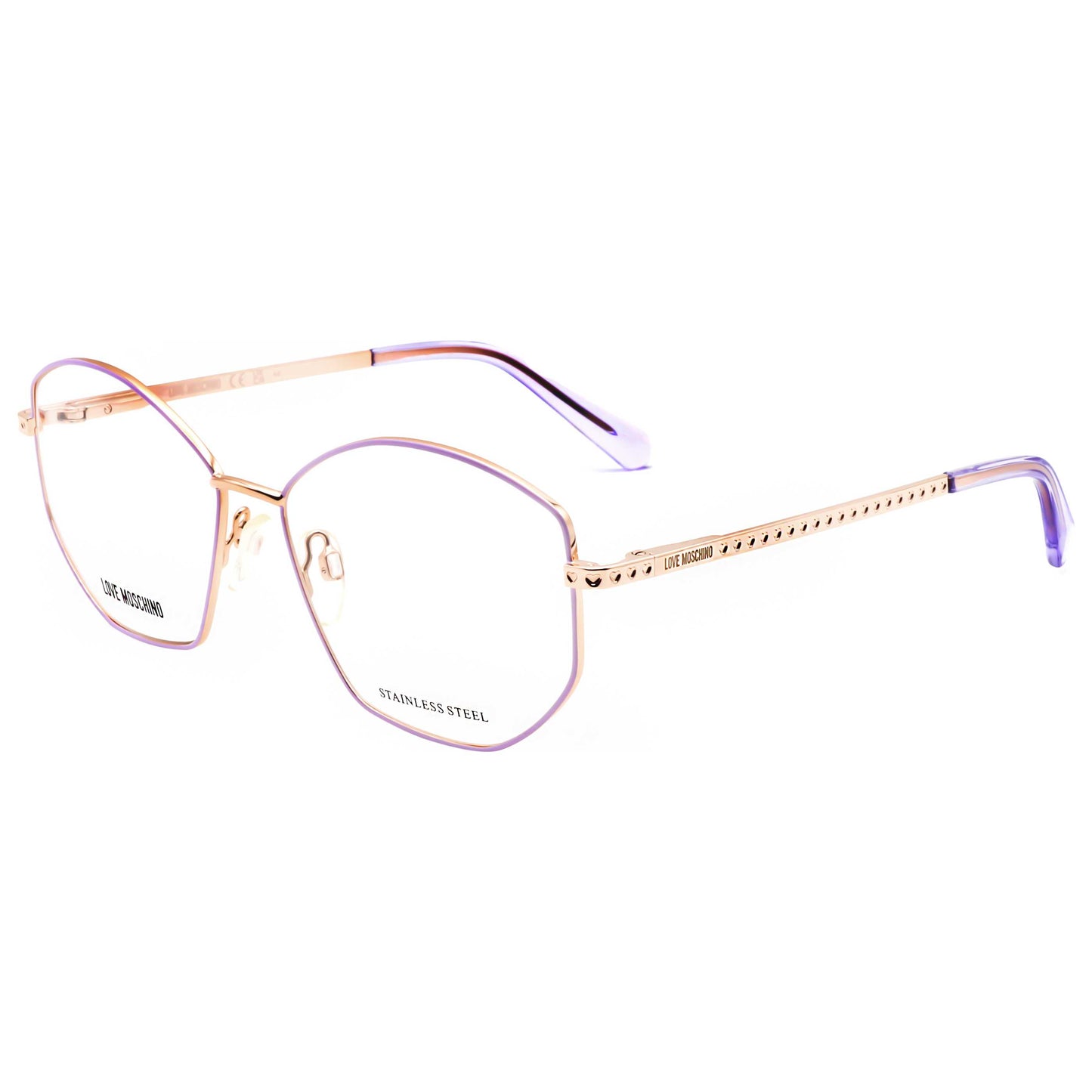 Front view of Moschino Women's Opticals MOL623-LTA-55
