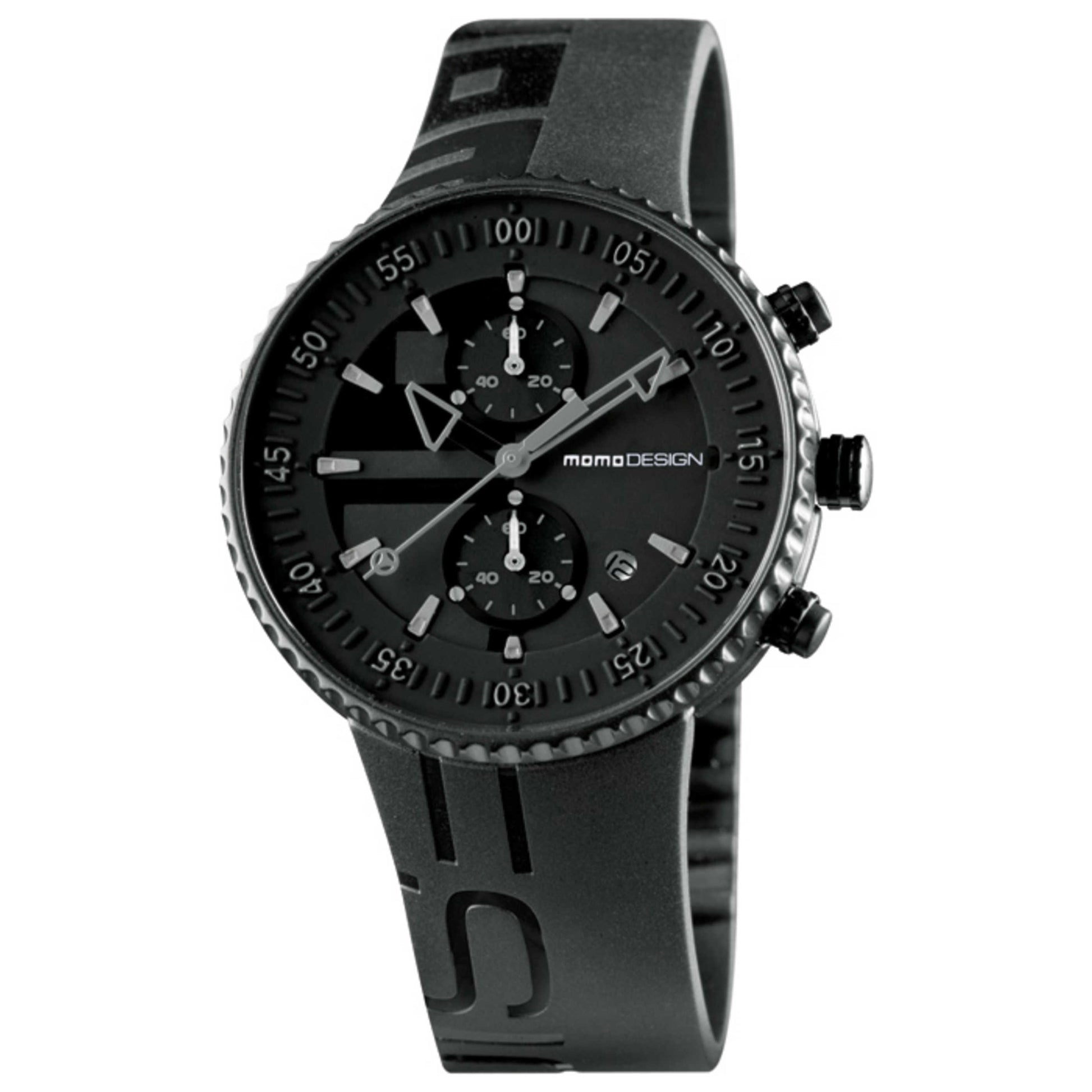 Front view of Momo Design Analog Men's Quartz Watch MOMO-MD2198BK-11