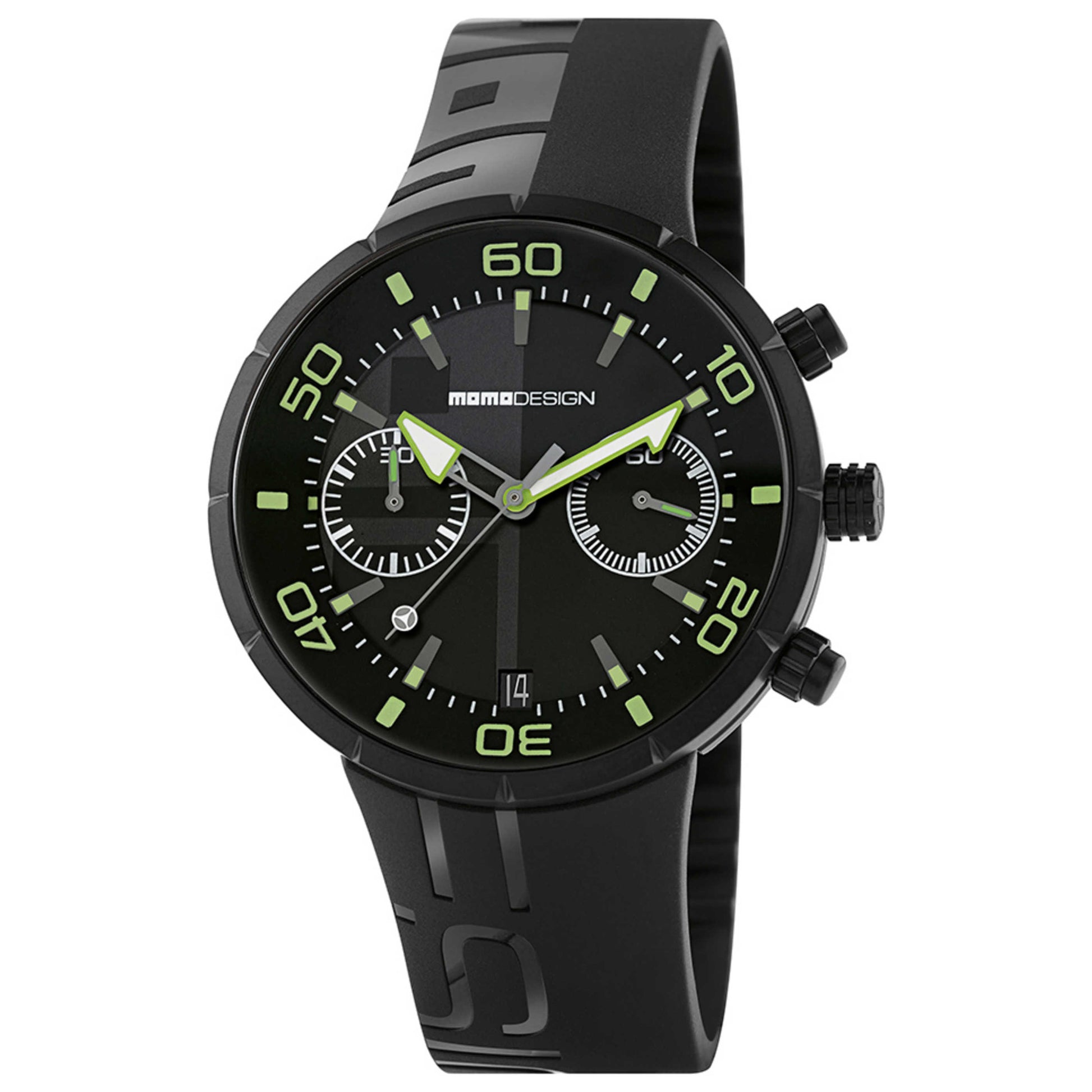 Front view of Momo Design Analog Men's Quartz Watch MOMO-MD2398BK-31