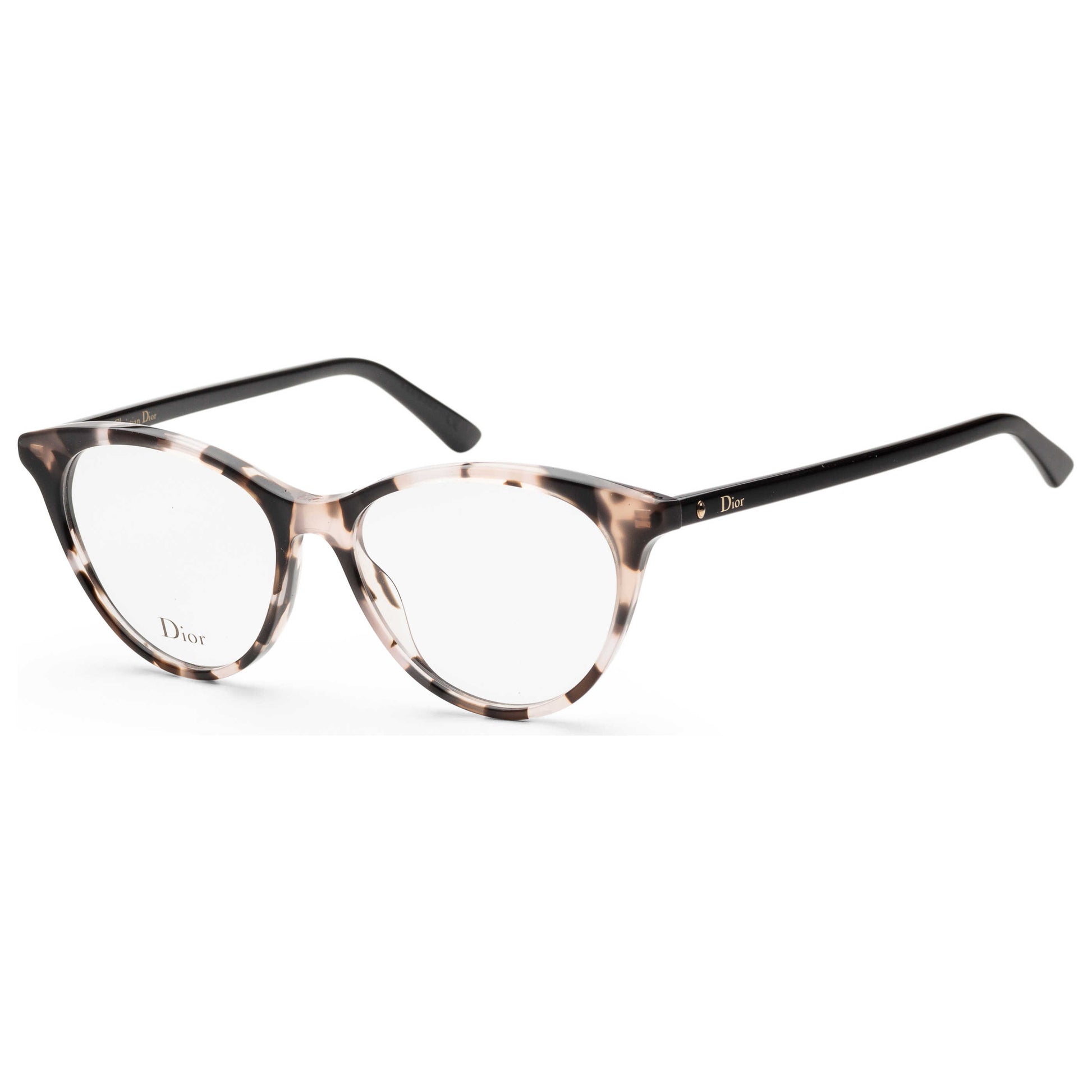 Front view of Christian Dior Montaigne Women's Opticals MONTA57-0HT8-50-15