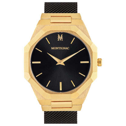 Front view of Montignac Classic Men's Quartz Watch MOPE19B20