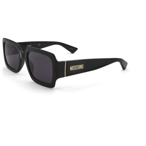MOSCHINO♡ブラック×ゴールドロゴサングラス Moschino Women's Sunglasses MOS063-S-807-53 – Ashford.com