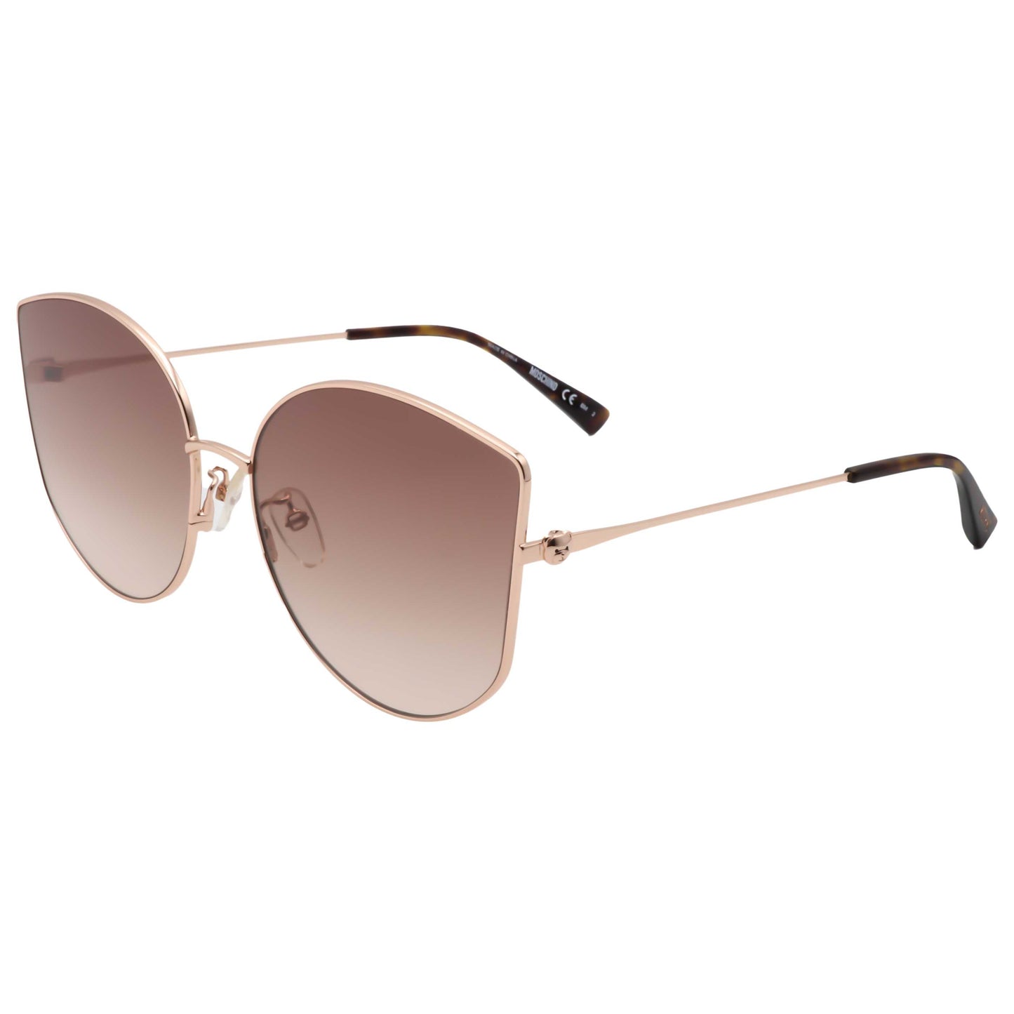 Front view of Moschino Women's Sunglasses MOS086-G-S-DDB-64