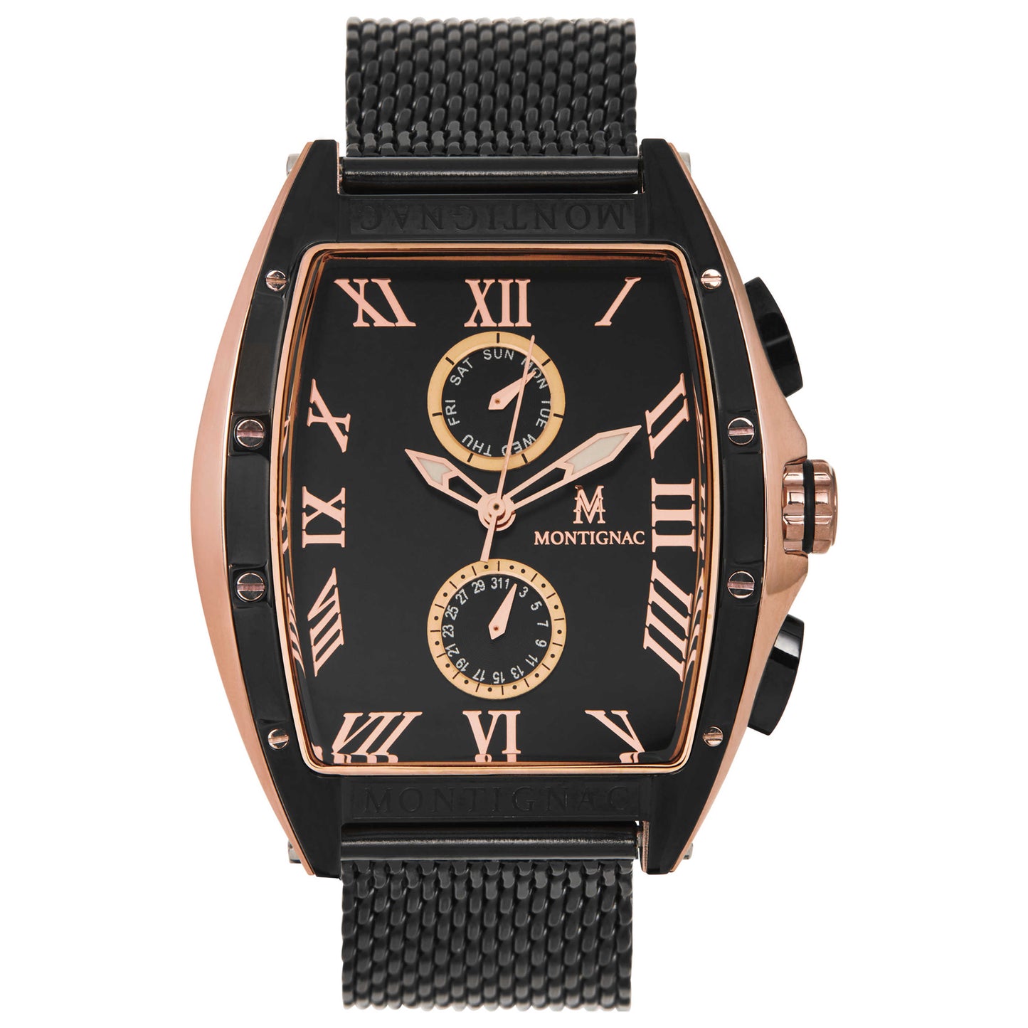 Front view of Montignac Classic Men's Quartz Watch MOW203