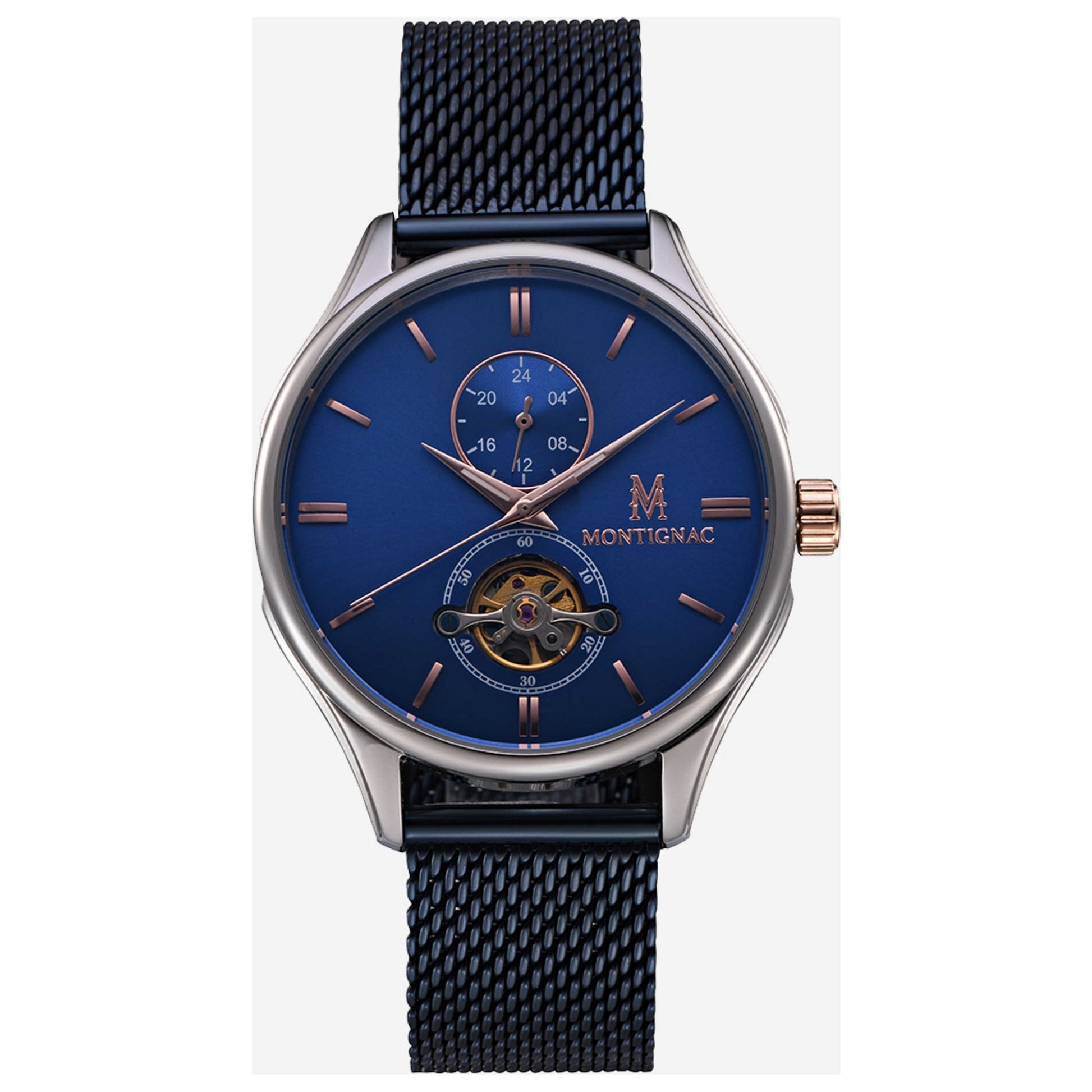 Front view of Montignac Classic Men's Automatic Watch MOW303
