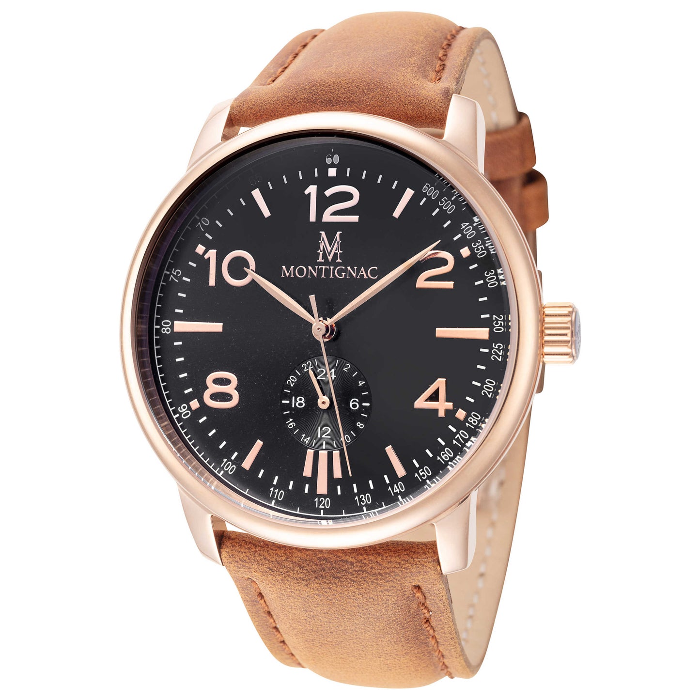Front view of Montignac Classic Men's Quartz Watch MOW511