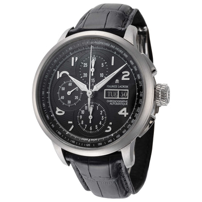 Front view of Maurice Lacroix Masterpiece Men's Automatic Watch MP6348-SS001-32E