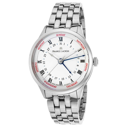 Front view of Maurice Lacroix Masterpiece Men's Automatic Watch MP6507-SS002-112