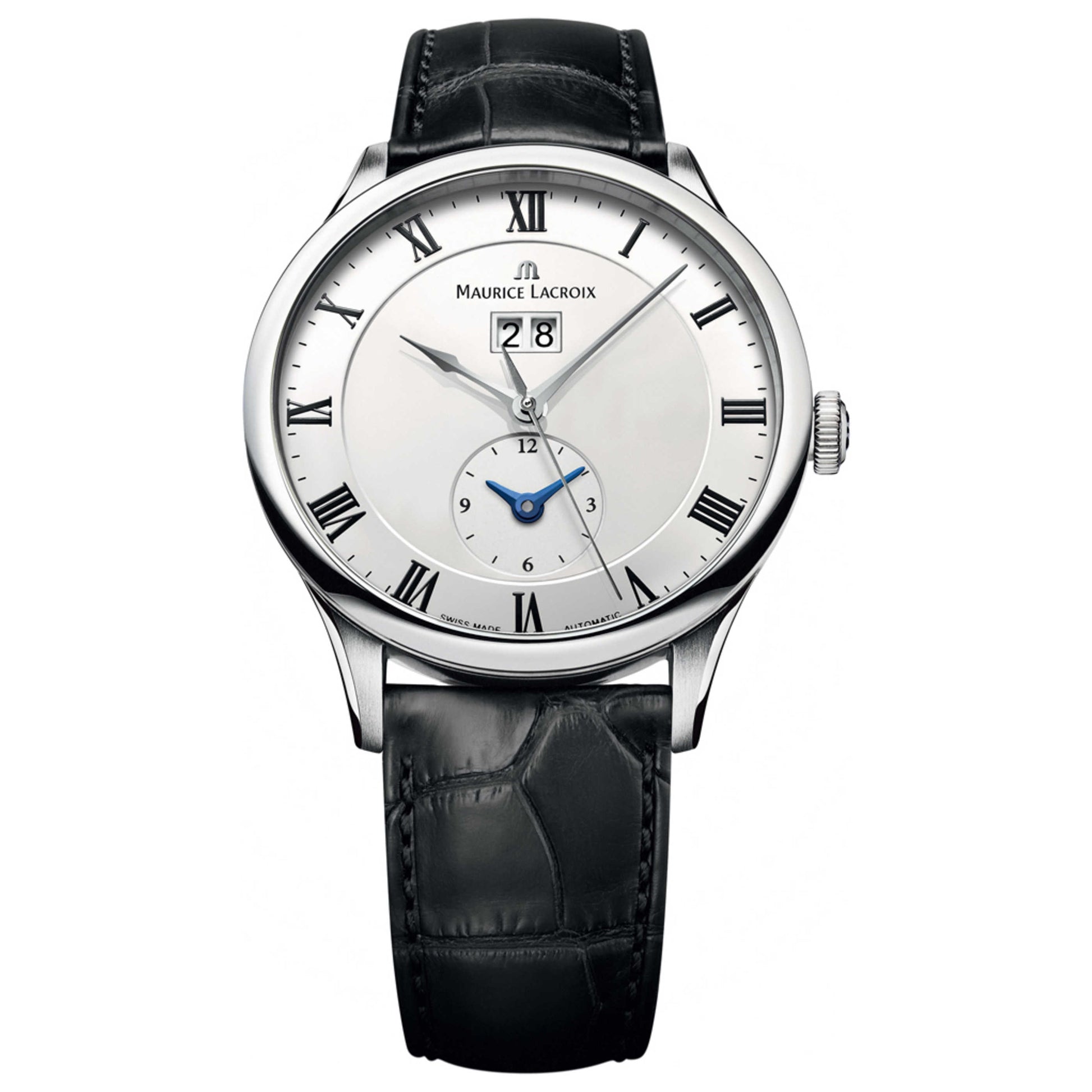 Front view of Maurice Lacroix Masterpiece Men's Automatic Watch MP6707-SS001-112-1