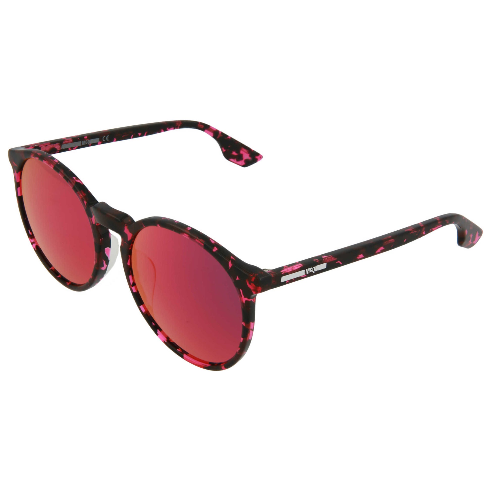 Front view of Alexander McQueen Core Women's Sunglasses MQ0038SA-30000658-005