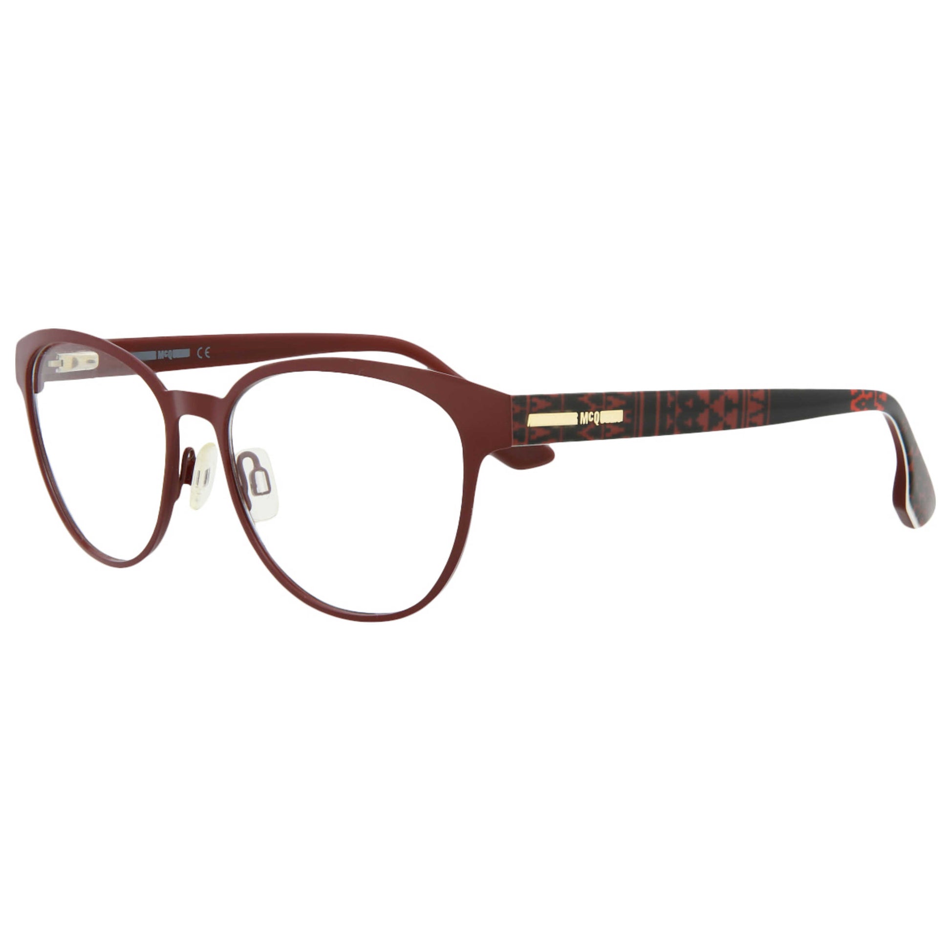 Front view of Alexander McQueen McQ Women's Opticals MQ0046O-30000674-005