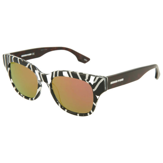 Front view of Alexander McQueen Core Unisex Sunglasses MQ0067S-30001282-004