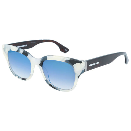Front view of Alexander McQueen Core Unisex Sunglasses MQ0067S-30001282-005