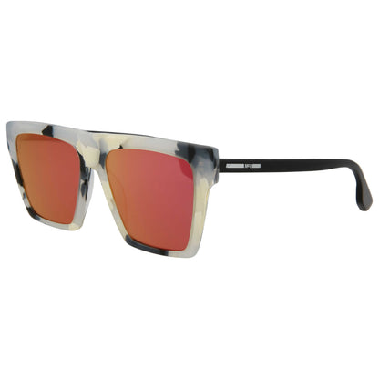 Front view of Alexander McQueen Core Men's Sunglasses MQ0073S-30001292-004
