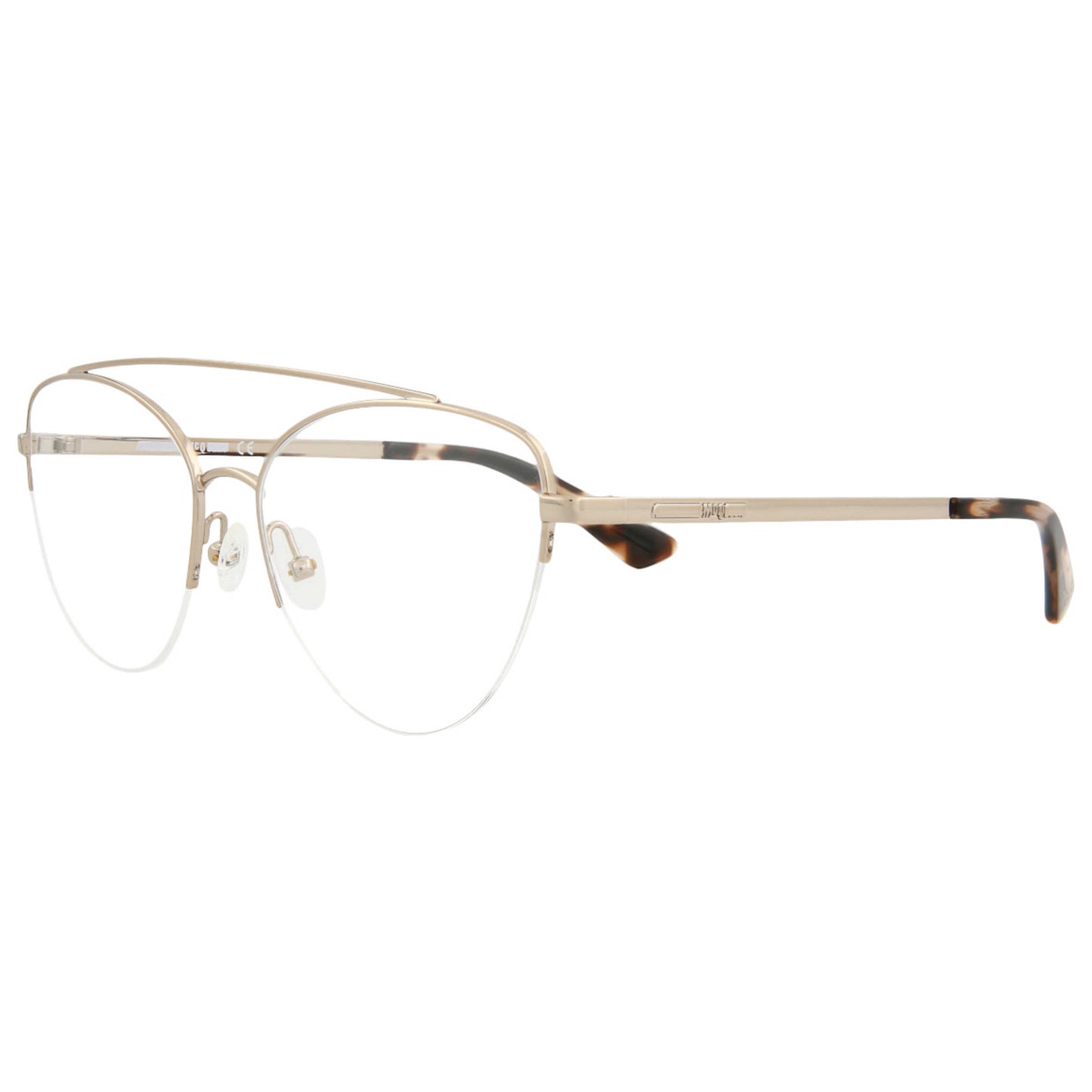 Front view of Alexander McQueen McQ Women's Opticals MQ0165O-30006027-002