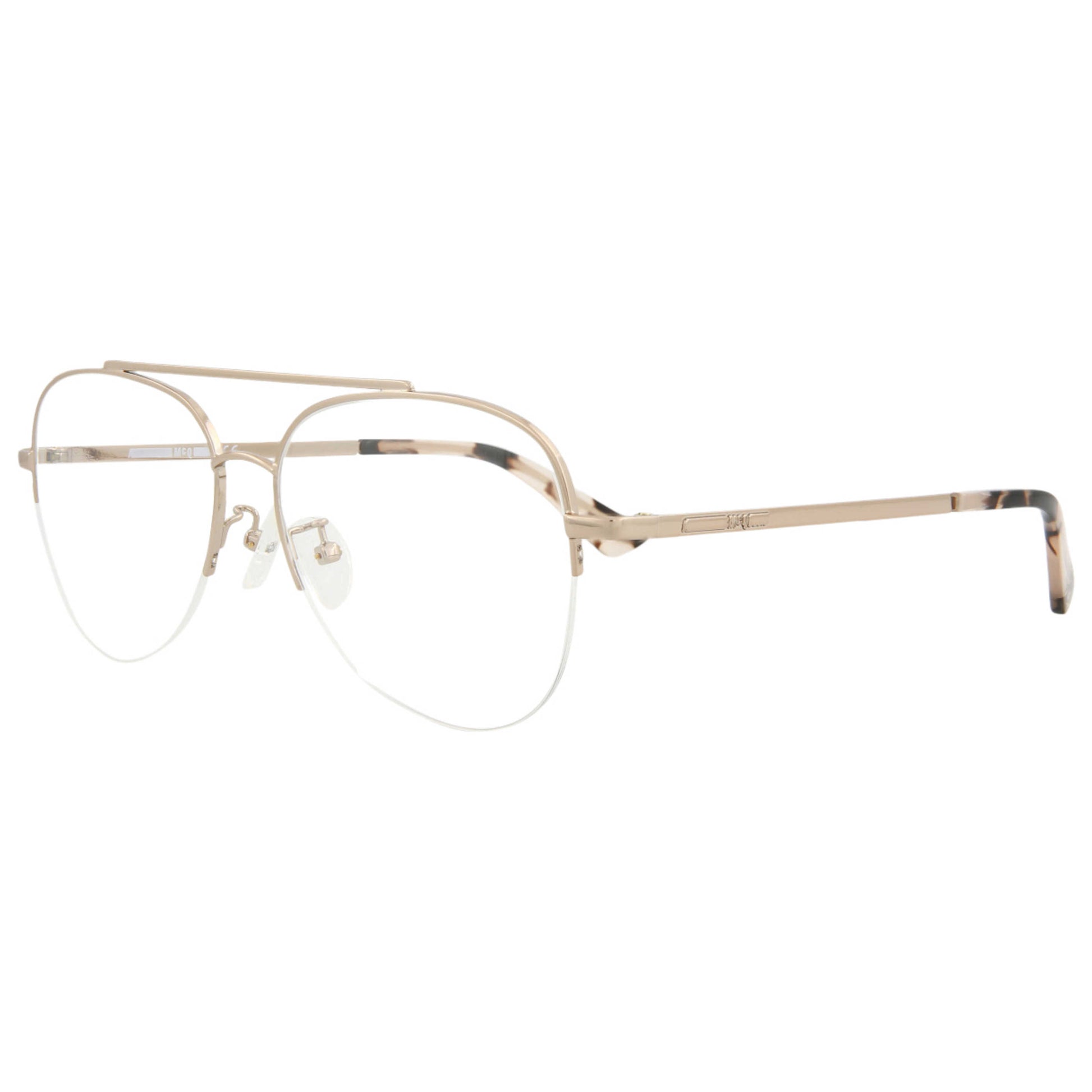 Front view of Alexander McQueen McQ Unisex Opticals MQ0166OA-30006021-002
