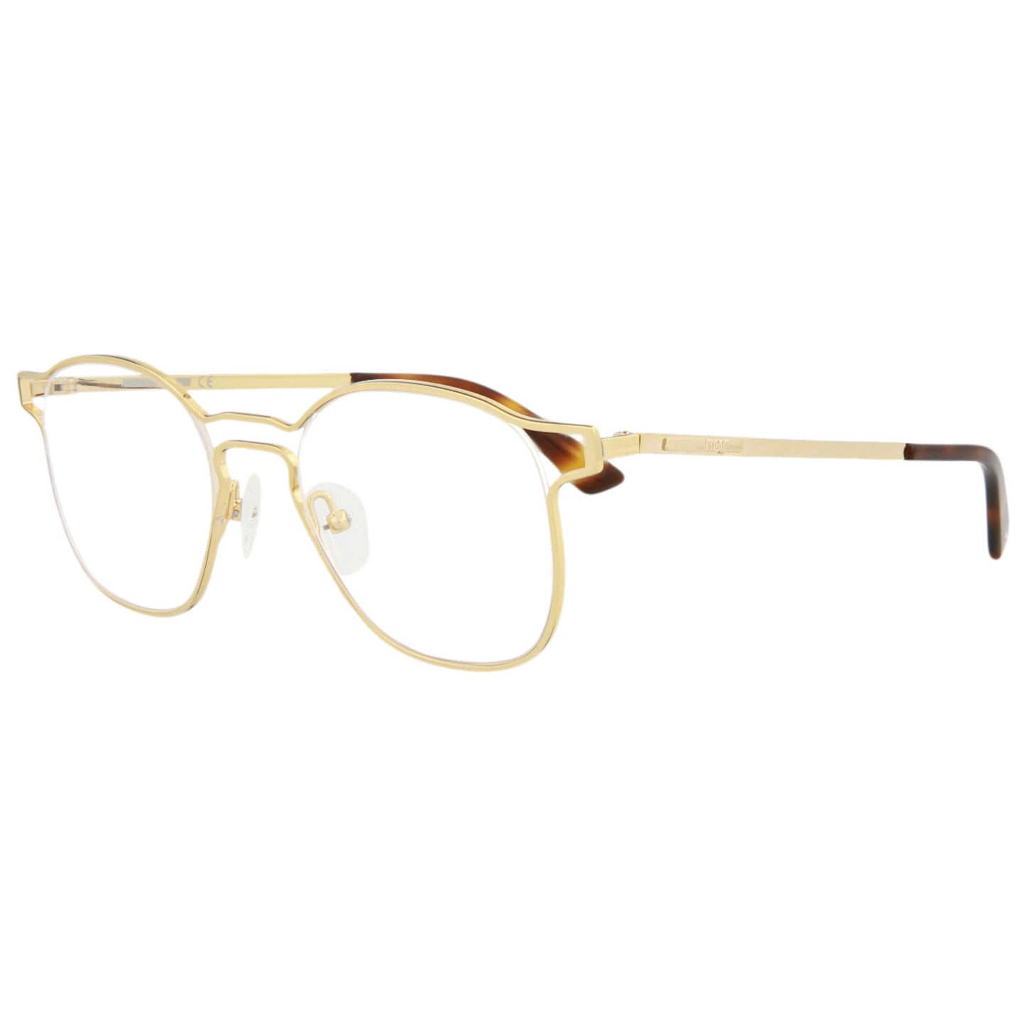 Front view of Alexander McQueen McQ Unisex Opticals MQ0198O-30007514-003