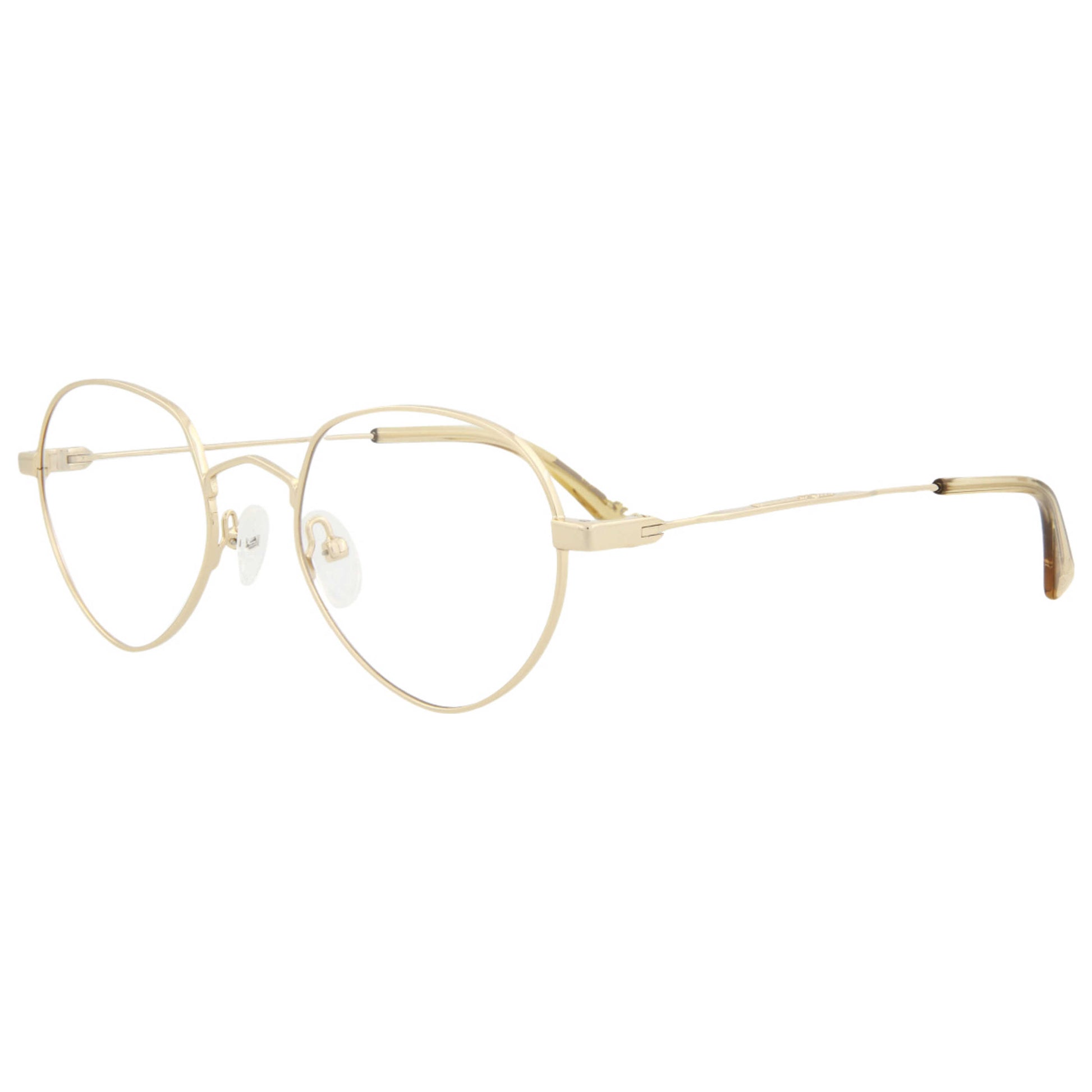 Front view of Alexander McQueen McQ Unisex Opticals MQ0207O-30007537-004