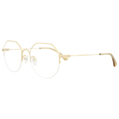 Front view of Alexander McQueen McQ Unisex Opticals MQ0216OA-30007538-004