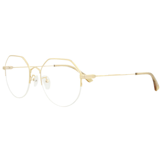 Front view of Alexander McQueen McQ Unisex Opticals MQ0216OA-30007538-004