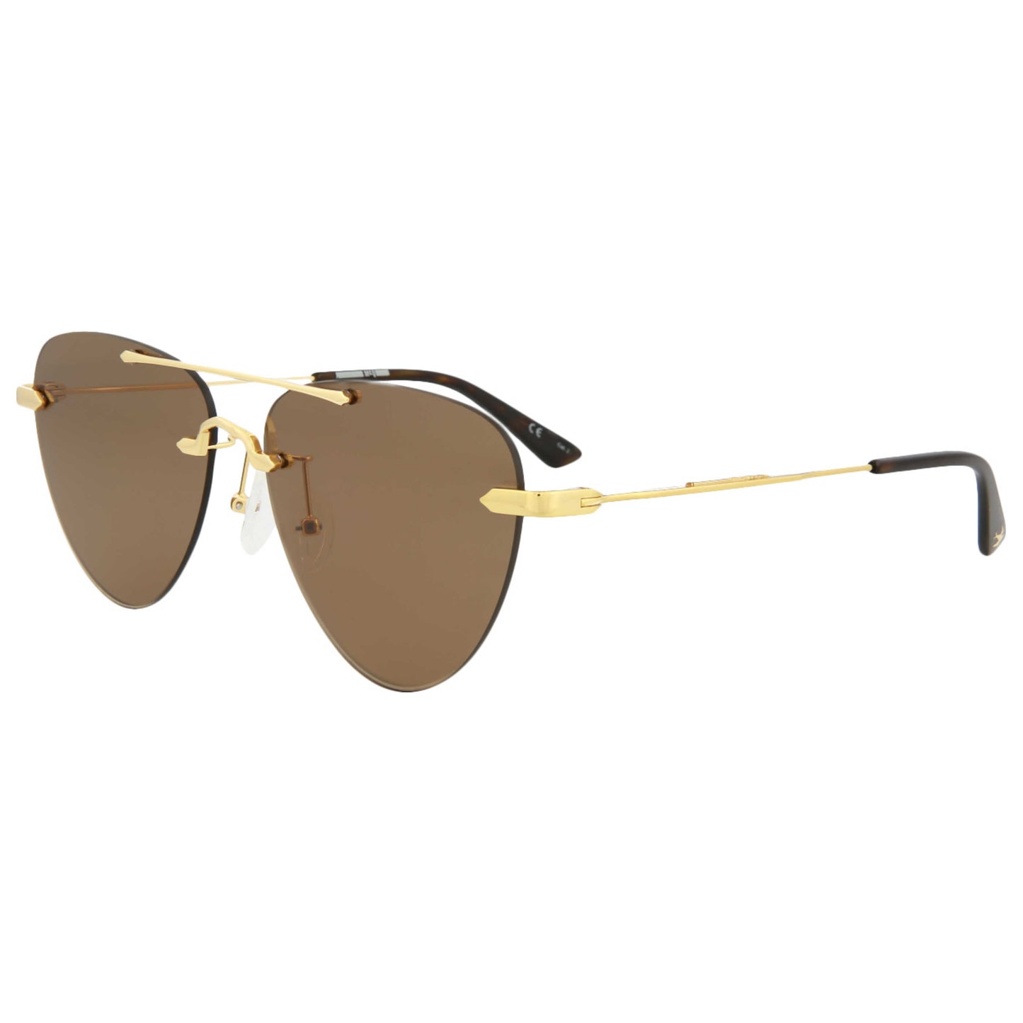Front view of Alexander McQueen McQ Unisex Sunglasses MQ0225SA-30007840-002