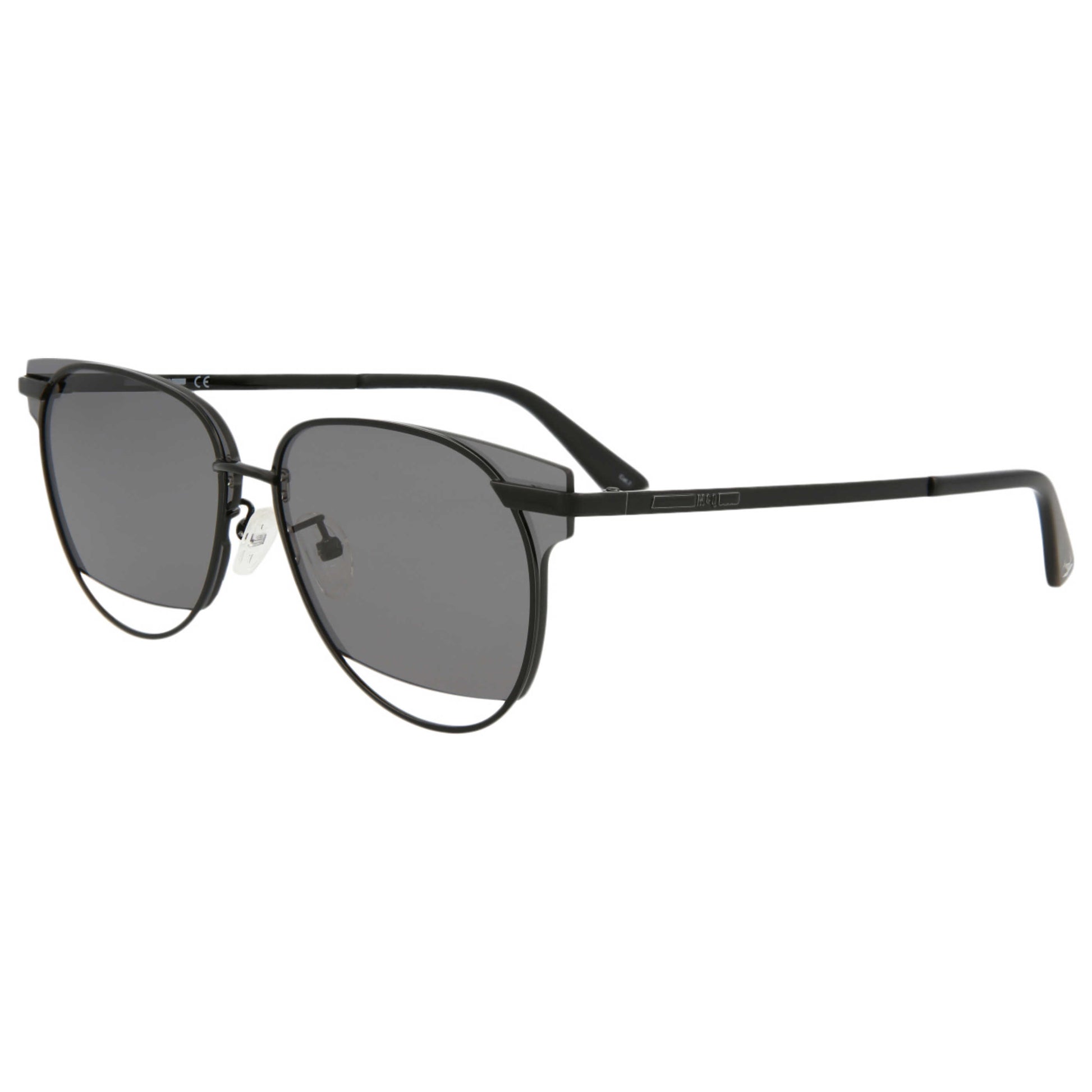 Front view of Alexander McQueen McQ Unisex Sunglasses MQ0233SA-30007839-001