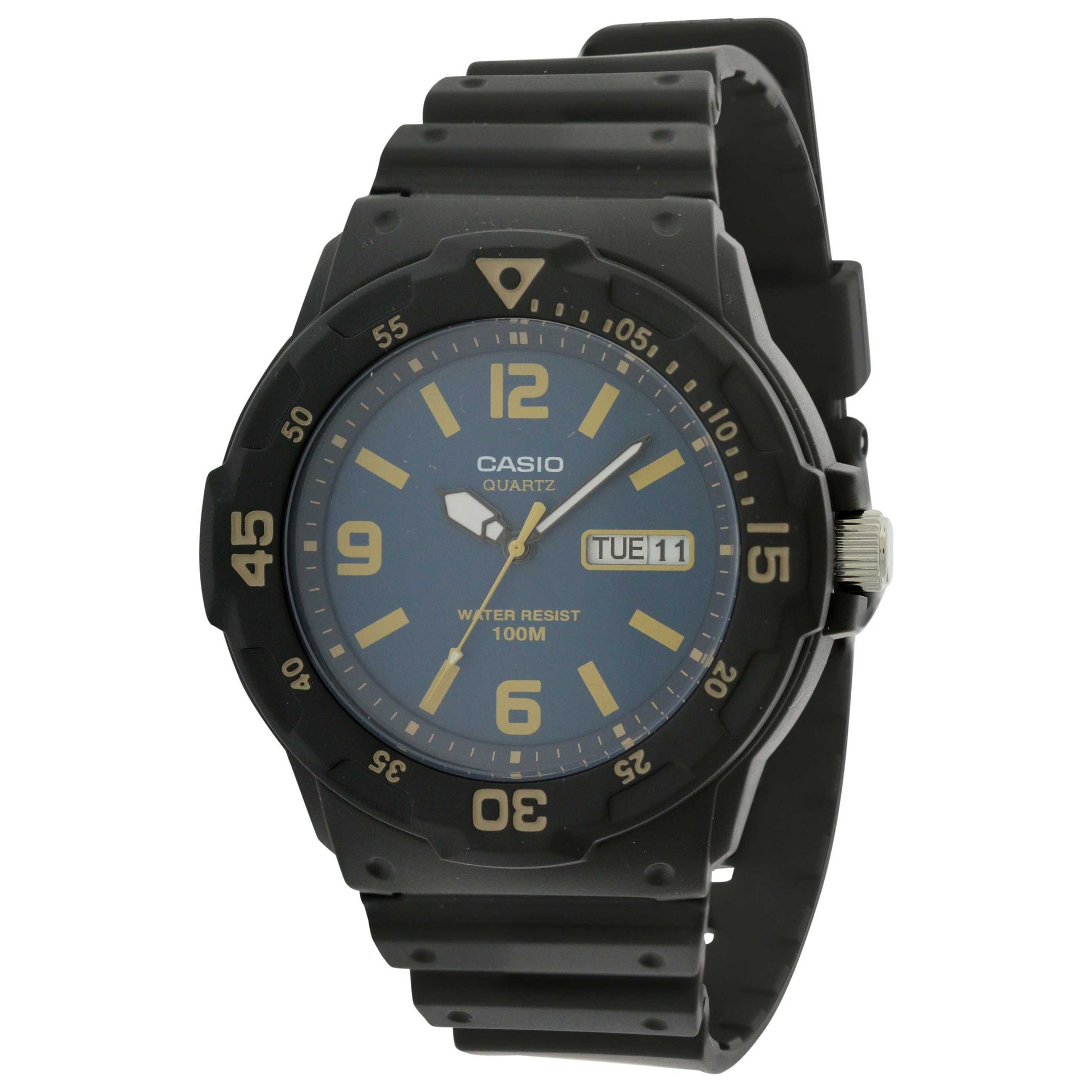 Front view of Casio Casual Unisex Quartz Watch MRW-200H-2B3VCF